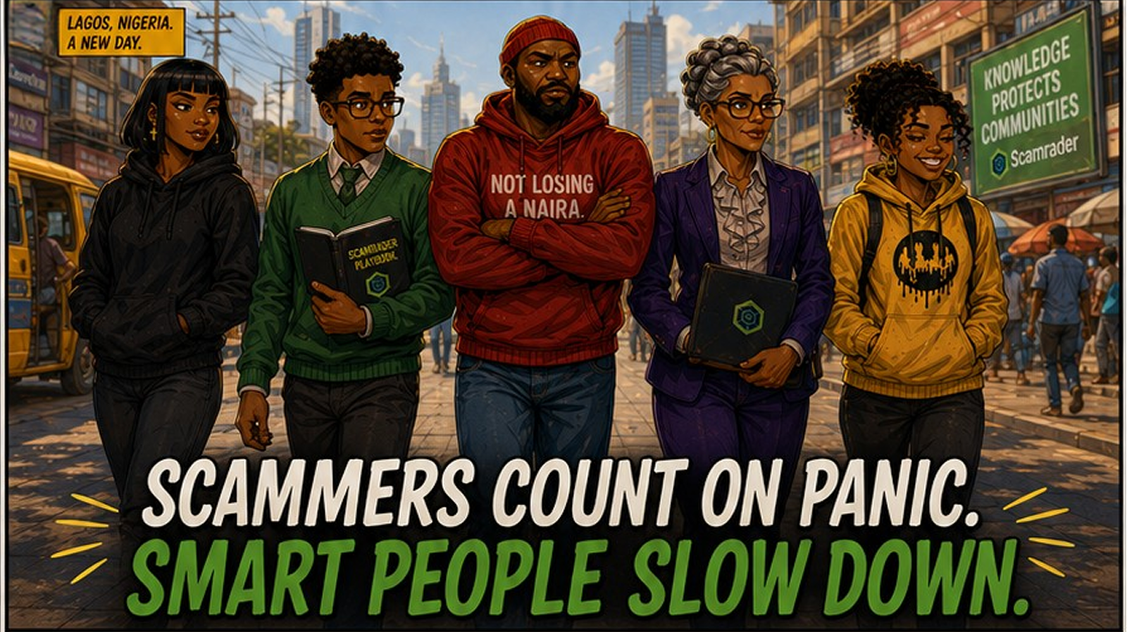 Lagos, a new day — scammers count on panic, smart people slow down