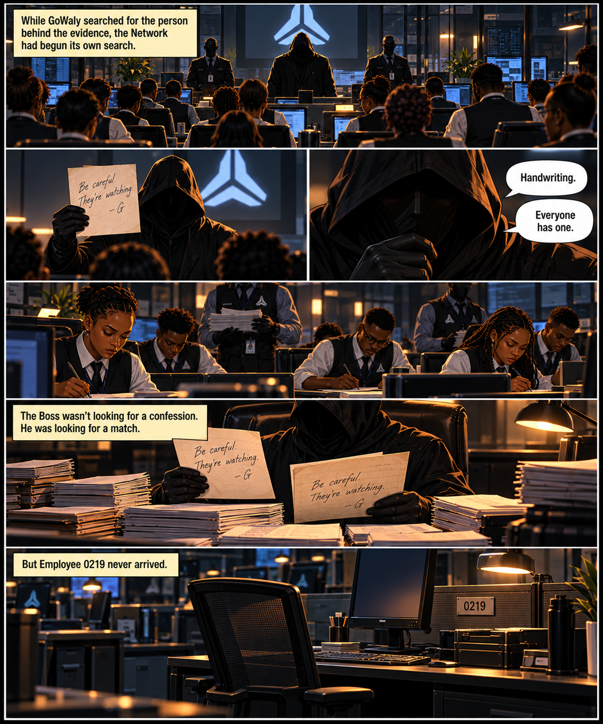 The first signal (pt 2), panel 62