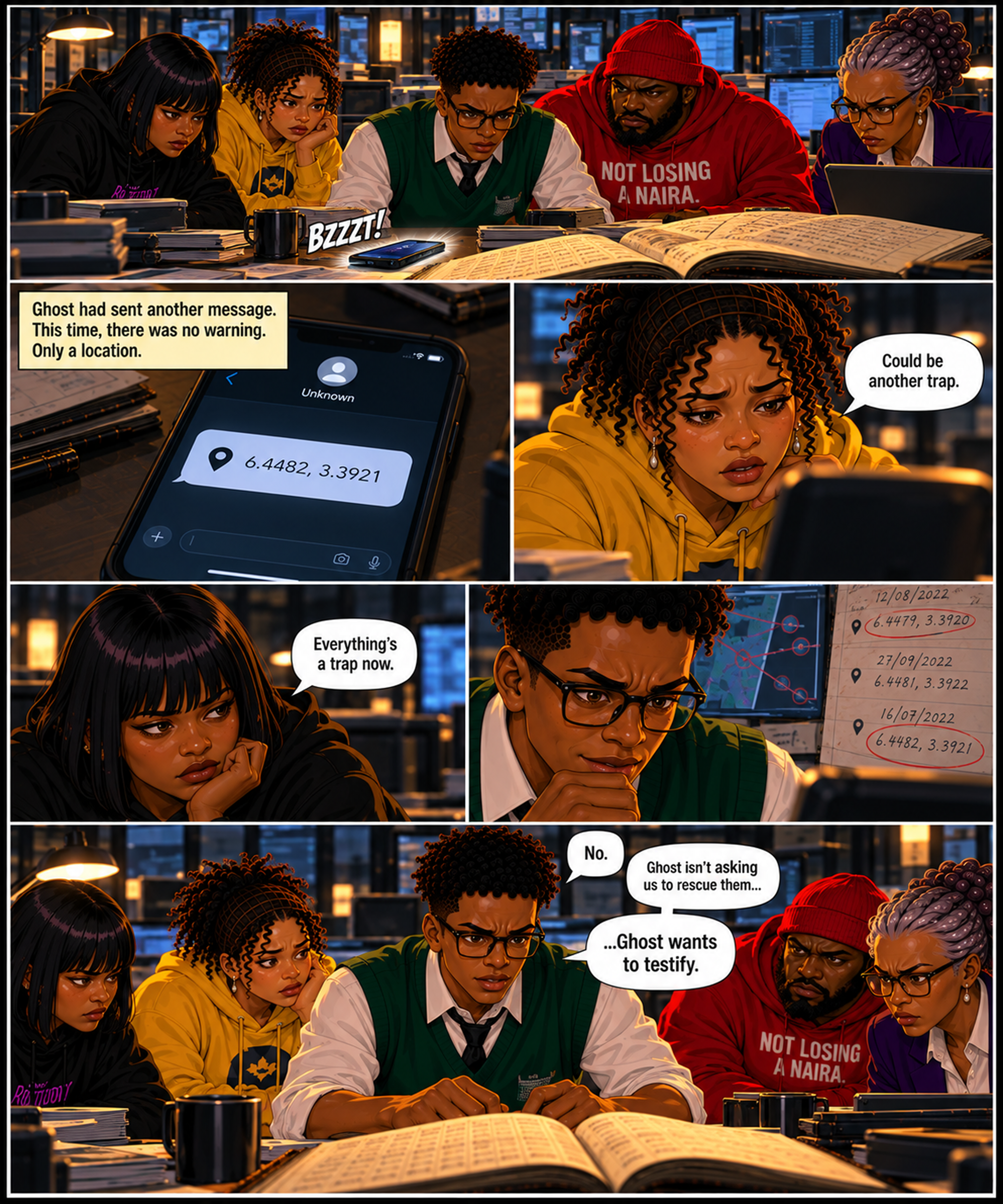 The first signal (pt 2), panel 63