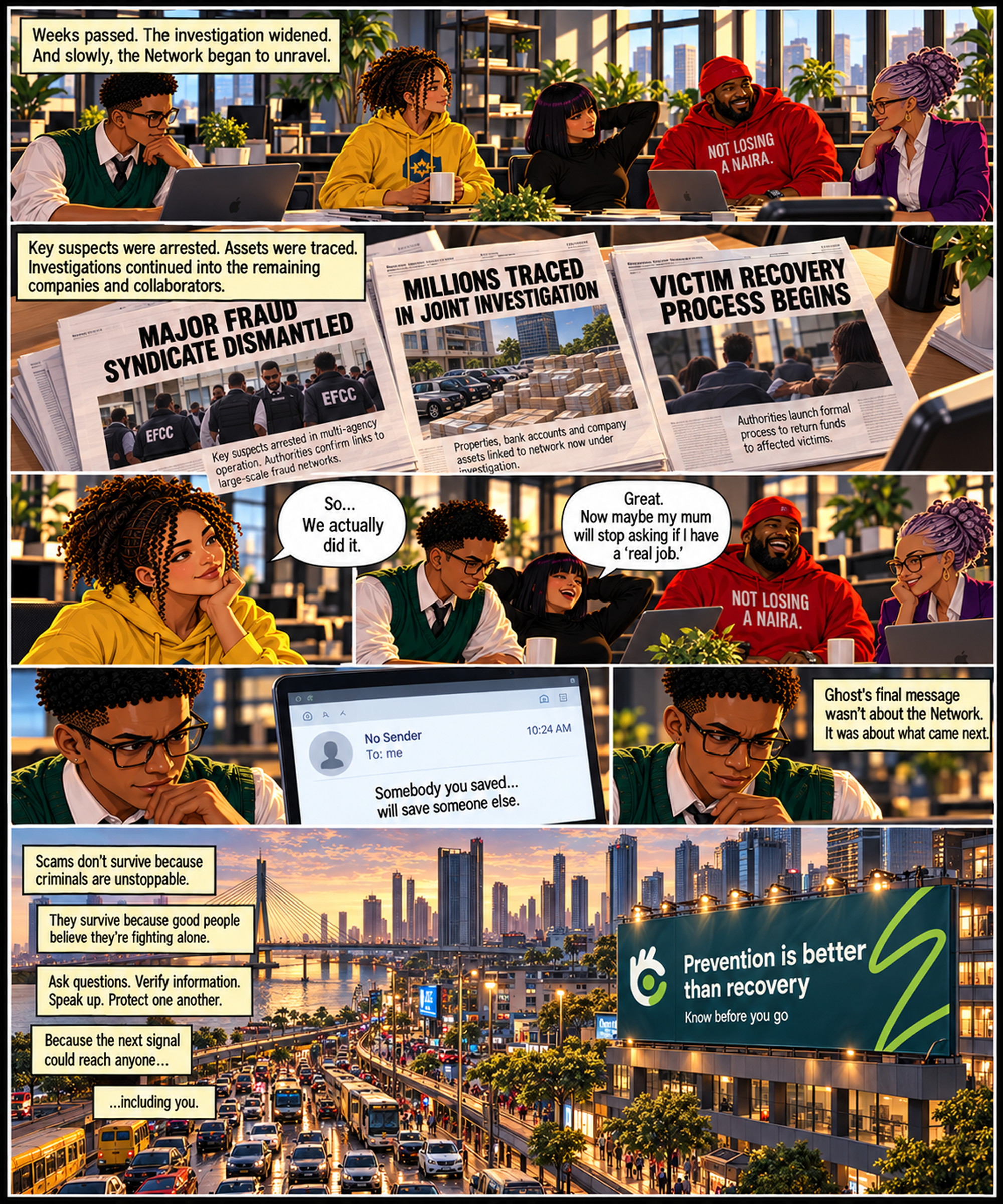 The first signal (pt 2), panel 70